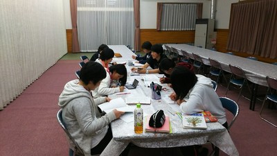 忘年会 お勉強タイム