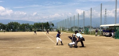 2016/07/24_一年生練習試合にて