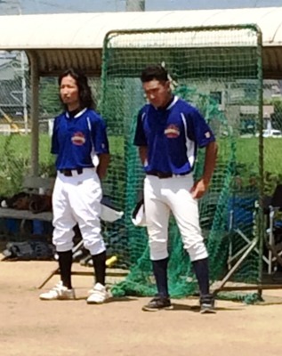2016/07/24_一年生練習試合にて