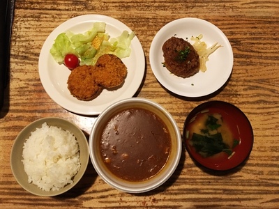 2017/03/11_遠征にて夕食