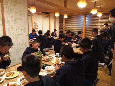 2017/03/11_遠征にて夕食