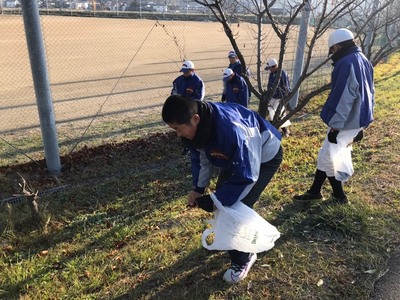 2019/11/30_練習施設周辺清掃活動実施