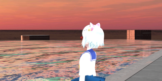 Clusterにてお出かけ画像