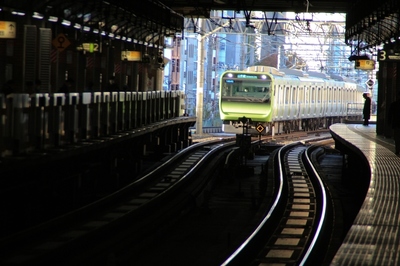 恵比寿駅ホーム　（2020.11.14）