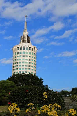見浜園　庭園の風景