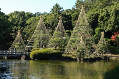 見浜園　庭園の風景