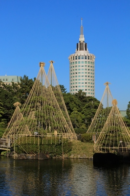 見浜園　庭園の風景