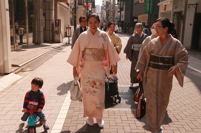 着物で銀ぶら　（2019.4.7）