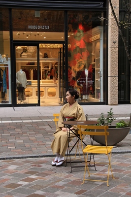 丸の内・和服ポトレ　