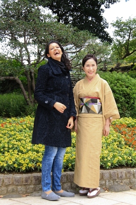 日比谷公園・和服ポトレ　