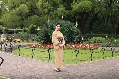 日比谷公園・和服ポトレ　