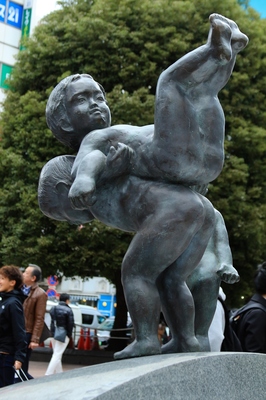師走の渋谷駅界隈