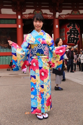 浅草着物ポトレ　