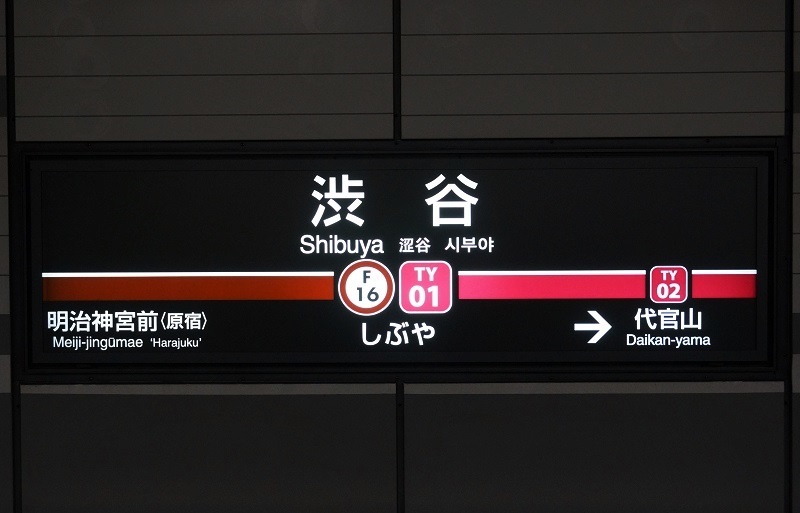 東急東横線 - 大手私鉄駅名標写真館