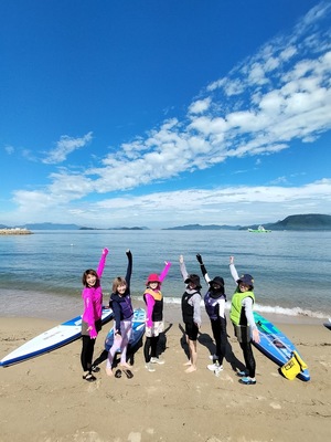 サップヨガin女木島