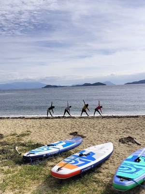 サップヨガin女木島