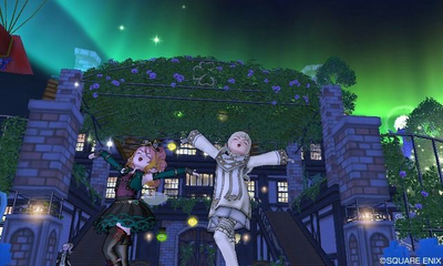 バラの洋館。