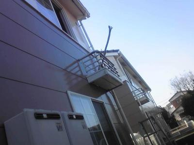 高所のエアコン回収