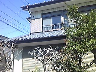 上尾平塚　屋根の上エアコン　取り外し後