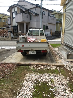 北本東間エアコン移動