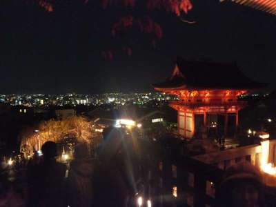 ☆清水寺　中　夜景☆