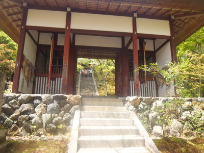 常寂光寺　入り口