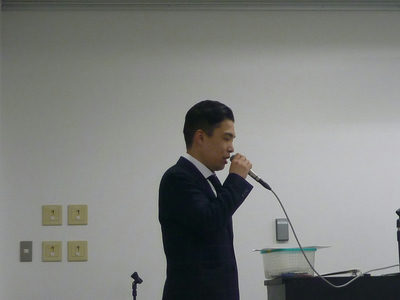 第５回　守谷浩一先生の挨拶