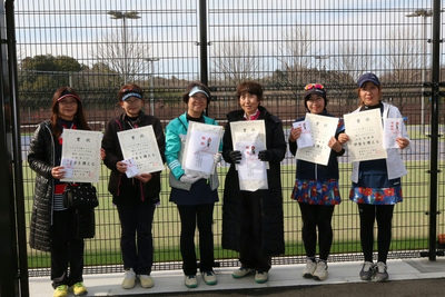 もみじ平北部運動公園テニスコートオープニング大会入賞者②（女子）