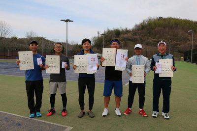 もみじ平北部運動公園テニスコートオープニング大会入賞者③（男子）