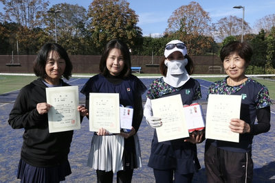 2024シニアオープン入賞者（女子①）