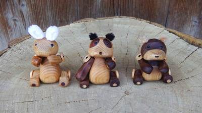 おすわり動物　各3,500円