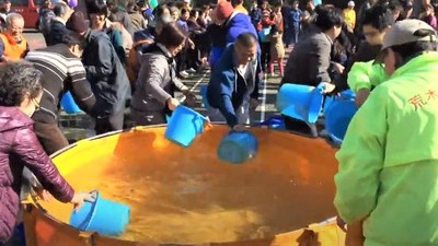 消火バケツリレー競技